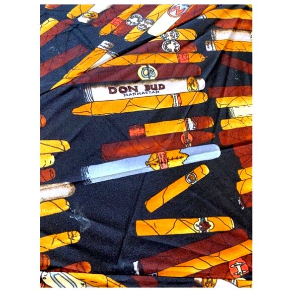 Y2K Umbrella CIGARS Smoking graphic print Golfing Rain Summer retro rare rain - Picture 3 of 8